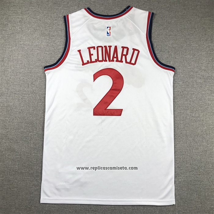 Camiseta Los Angeles Clippers Kawhi Leonard #2 Association 2024-25 Blanco